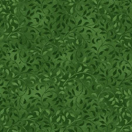 Essentials Climbing Vine by Wilmington Prints ~ Emerald Green