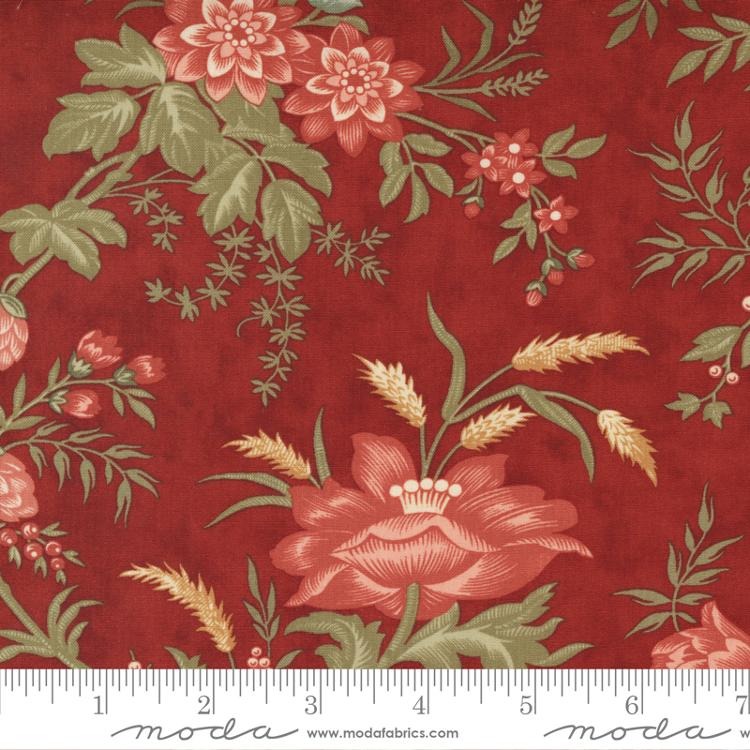 Rendezvous by 3 Sisters for Moda ~ Crimson ~ (1/4 Meter)