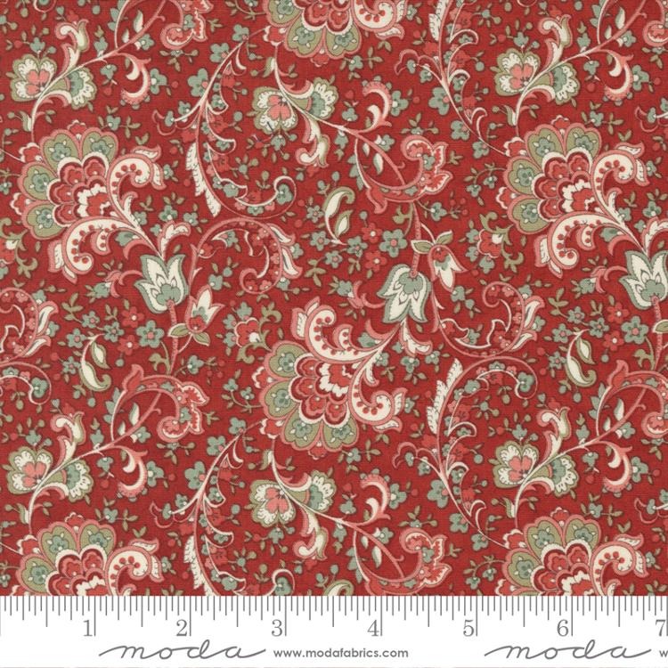 Rendezvous by 3 Sisters for Moda ~ Crimson ~ (1/4 Meter)