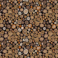 Fun on tap Black Wood Pile by Pam Vale for Camelot Fabrics ~ Brown