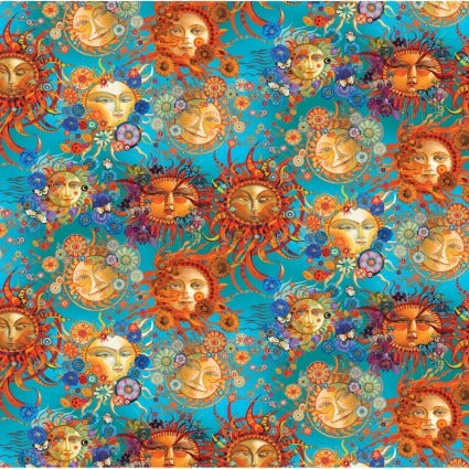 Season of the Sun by David Galchutt for Benartex