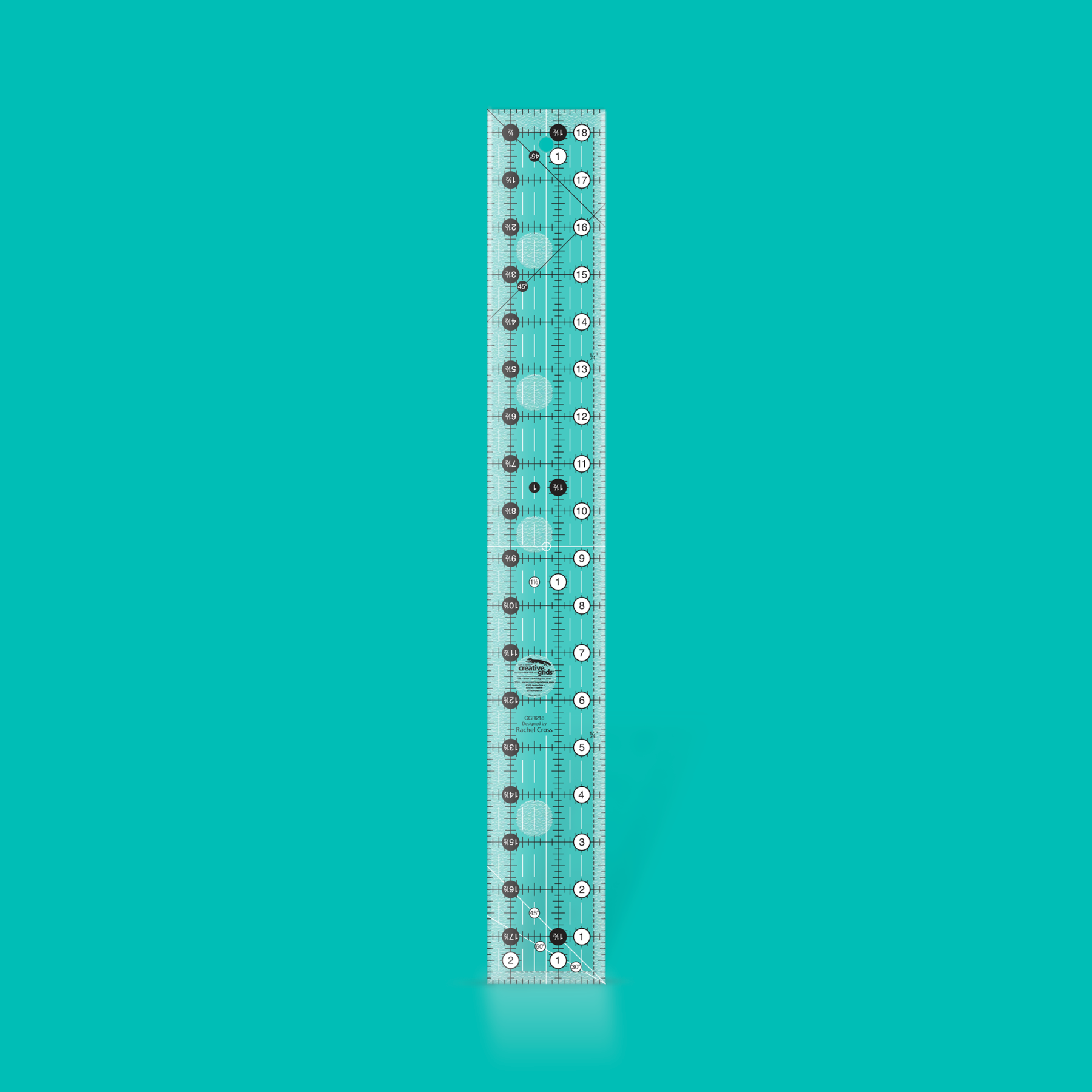 Creative Grids Quilt Ruler 2-1/2in x 18-1/2in