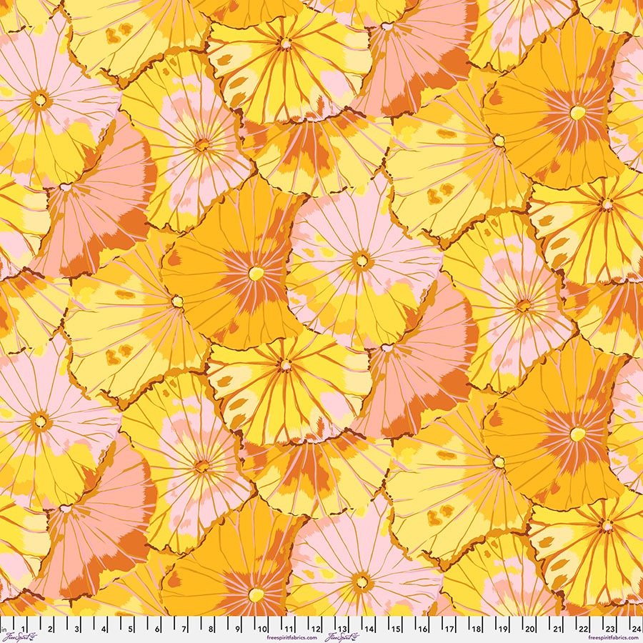 Lotus Leaf Classic by Kaffe Fassett for FreeSpirit ~ Yellow