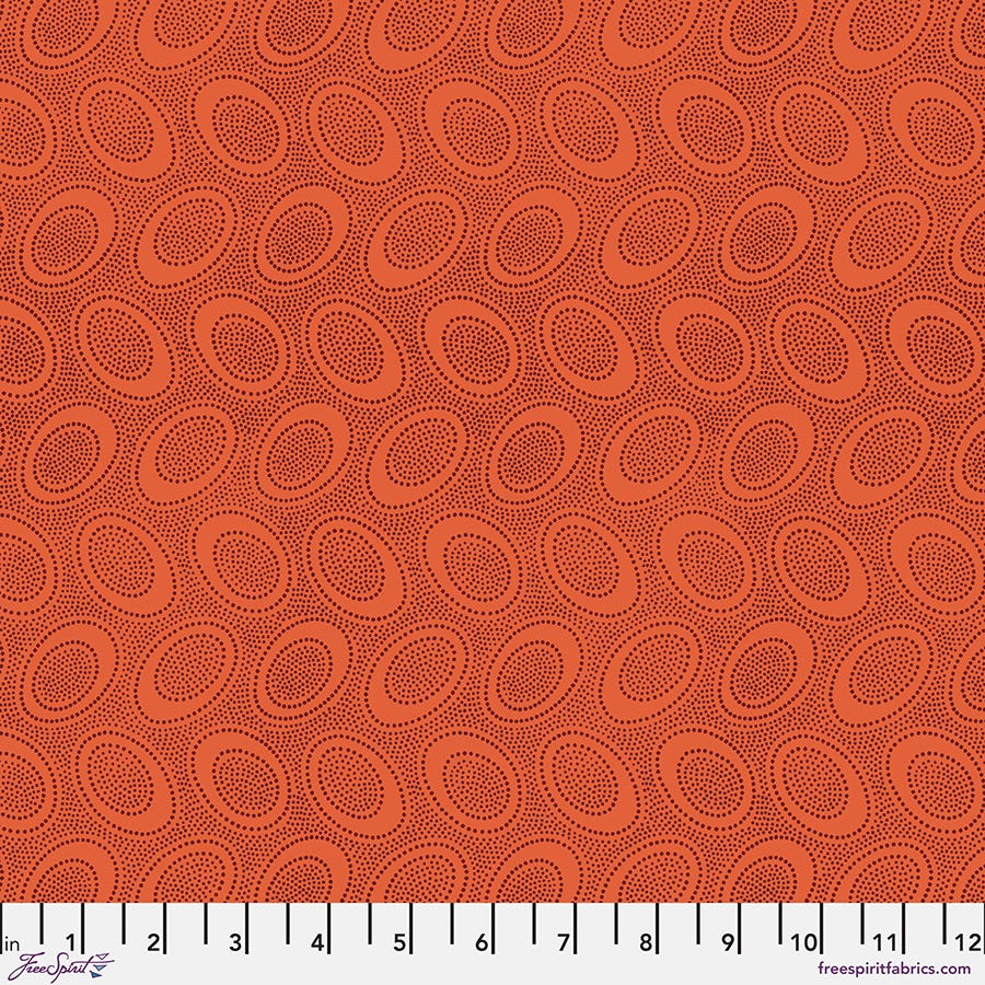 Aboriginal Dot Classic by Kaffe Fassett  ~ Orange ~ (1/4 Meter)