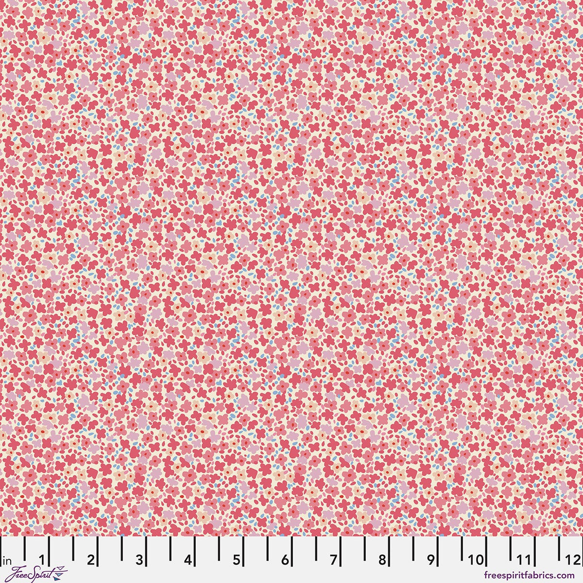 Petite Prints Ditsy by August Ellery  ~ Bloom ~ (1/4 Meter)