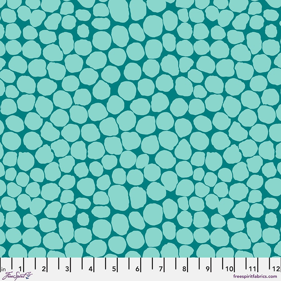 Jumble Classic by Kaffe Fassett ~ Turquoise ~ (1/4 Meter)
