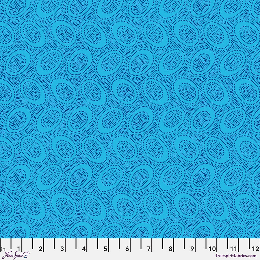 Aboriginal Dot Classic by Kaffe Fassett ~ Turquoise ~ (1/4 Meter)