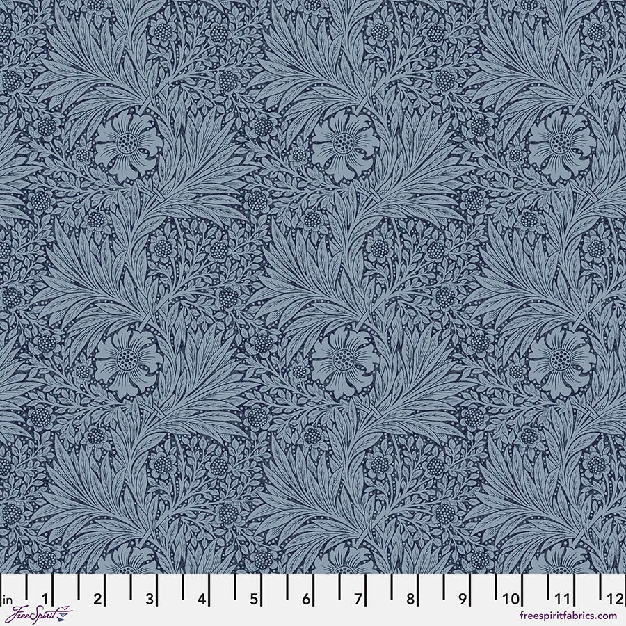 Marigold by Morris & Co. for FreeSpirit ~ Navy