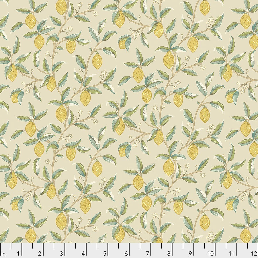 Lemon Tree by Morris & Co. for FreeSpirit ~ Linen ~ (1/4 Meter)