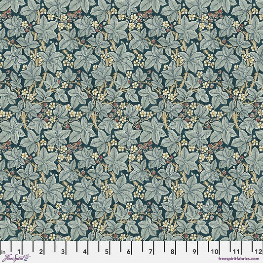 Bramble by Morris & Co. for FreeSpirit ~ Indigo