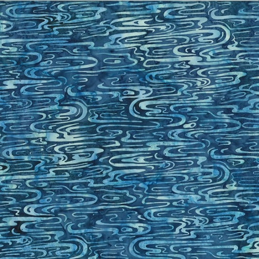 Seashells by the Seashore by Hoffman Fabrics ~ Lake