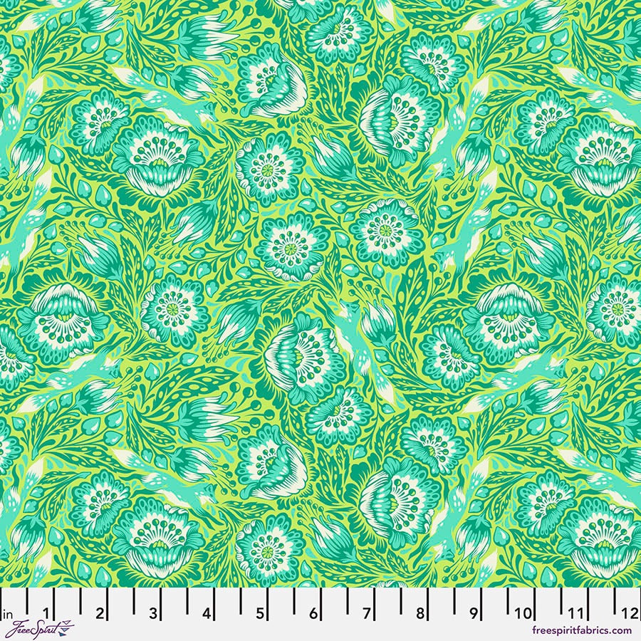 Tiny Beasts by Tula Pink For FreeSpirit ~ Out Foxed Glow
