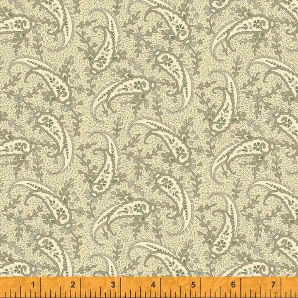 Traveler Paisley by Jeanne Horton  ~ Beechnut (1/4 Meter)