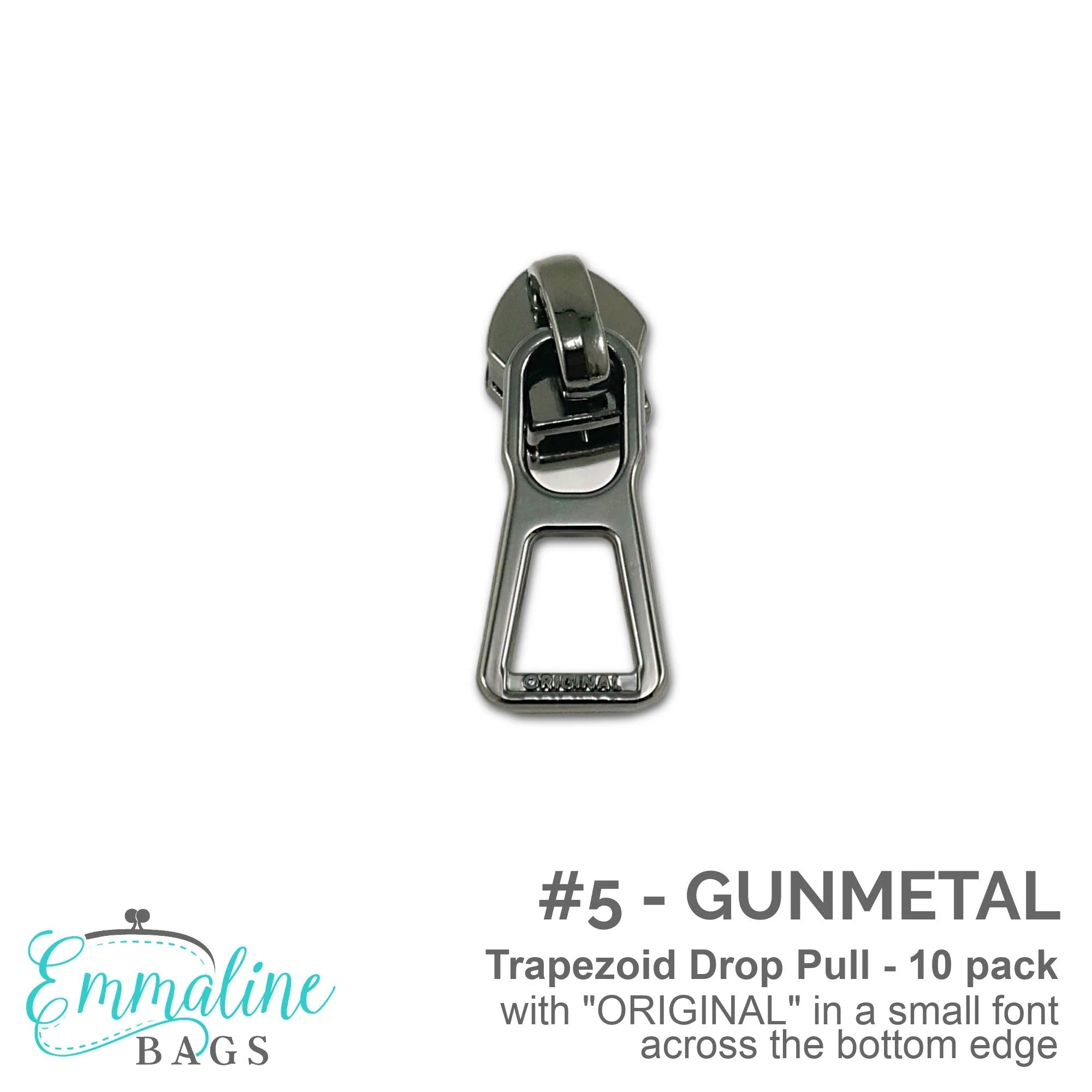 Trapezoid Zipper Pulls #5