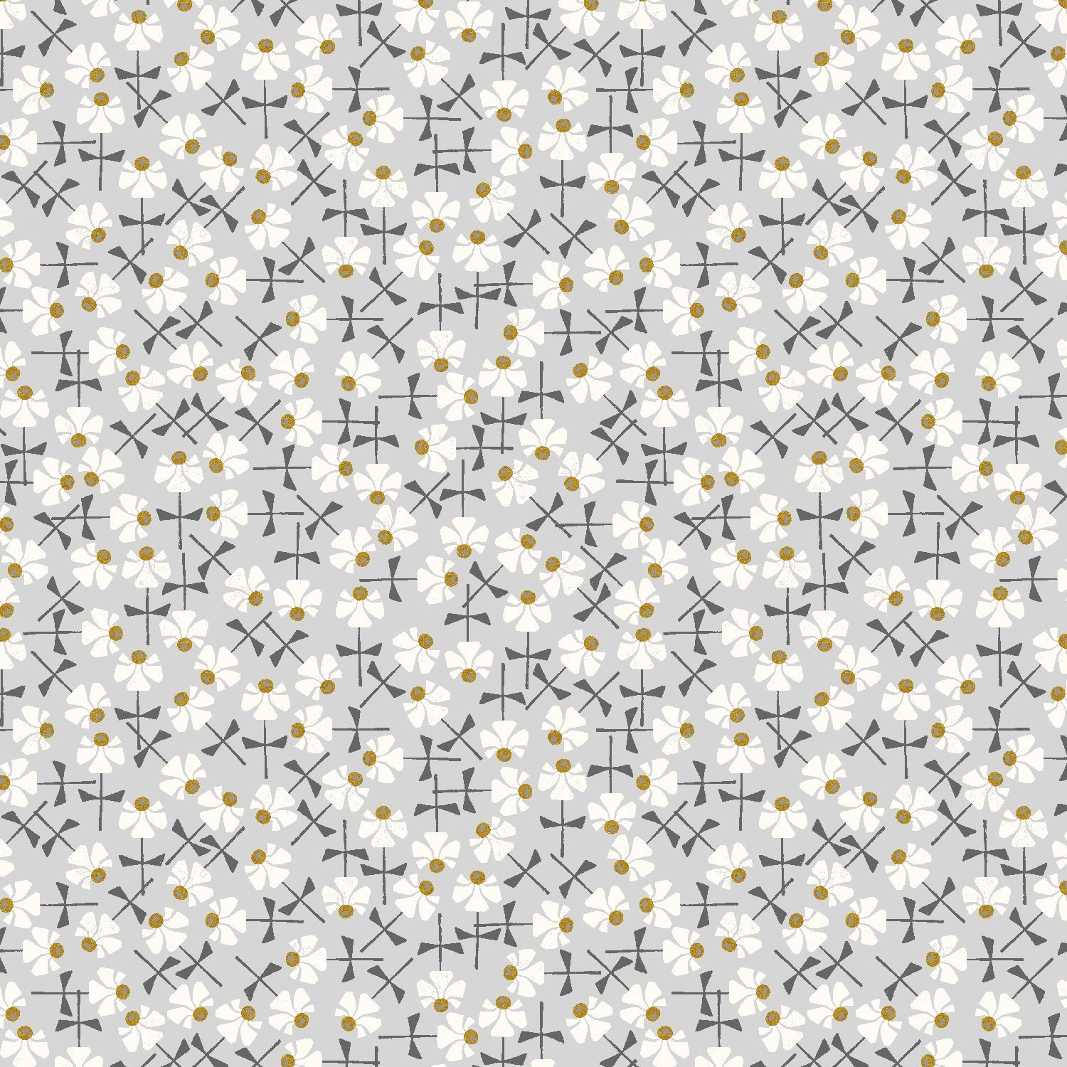 Sweet Floral Scent Flowery by Loes van Oosten For Cotton+Steel Fabrics