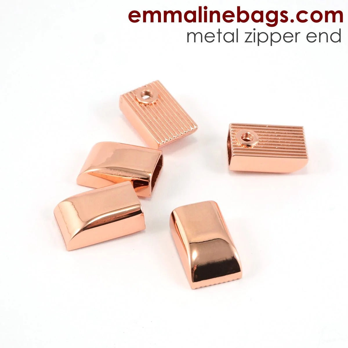 Zipper Ends or Cord Ends by Emmaline ~ 5 Pack