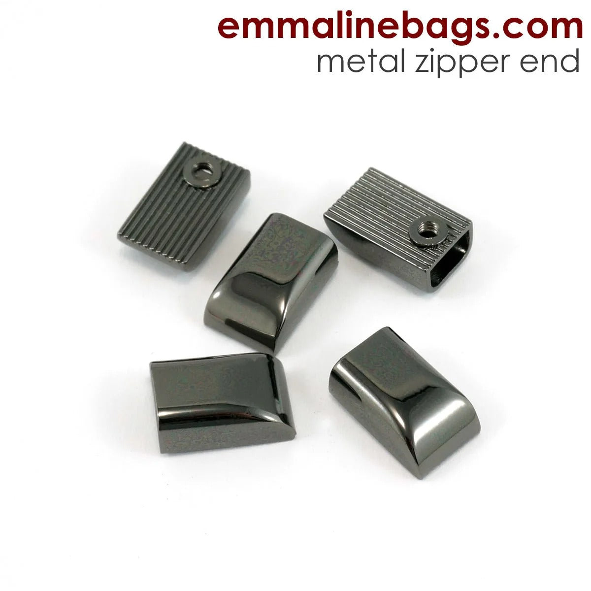 Zipper Ends or Cord Ends by Emmaline ~ 5 Pack