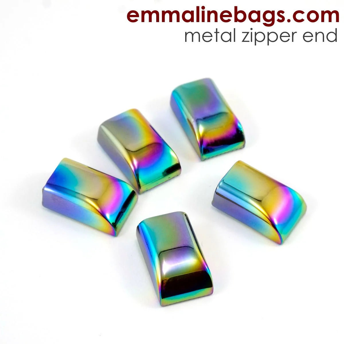 Zipper Ends or Cord Ends by Emmaline ~ 5 Pack