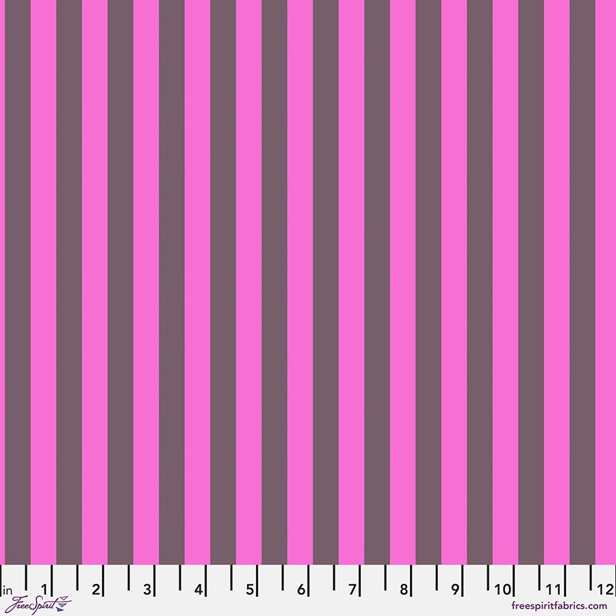 Neon True Colors by Tula Pink for FreeSpirit ~ Tent Stripe Mystic