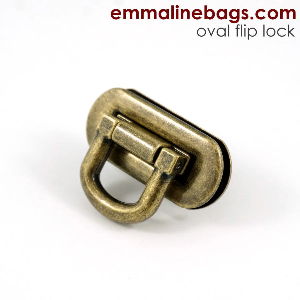 Oval Flip Lock by Emmaline
