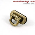 Oval Flip Lock by Emmaline
