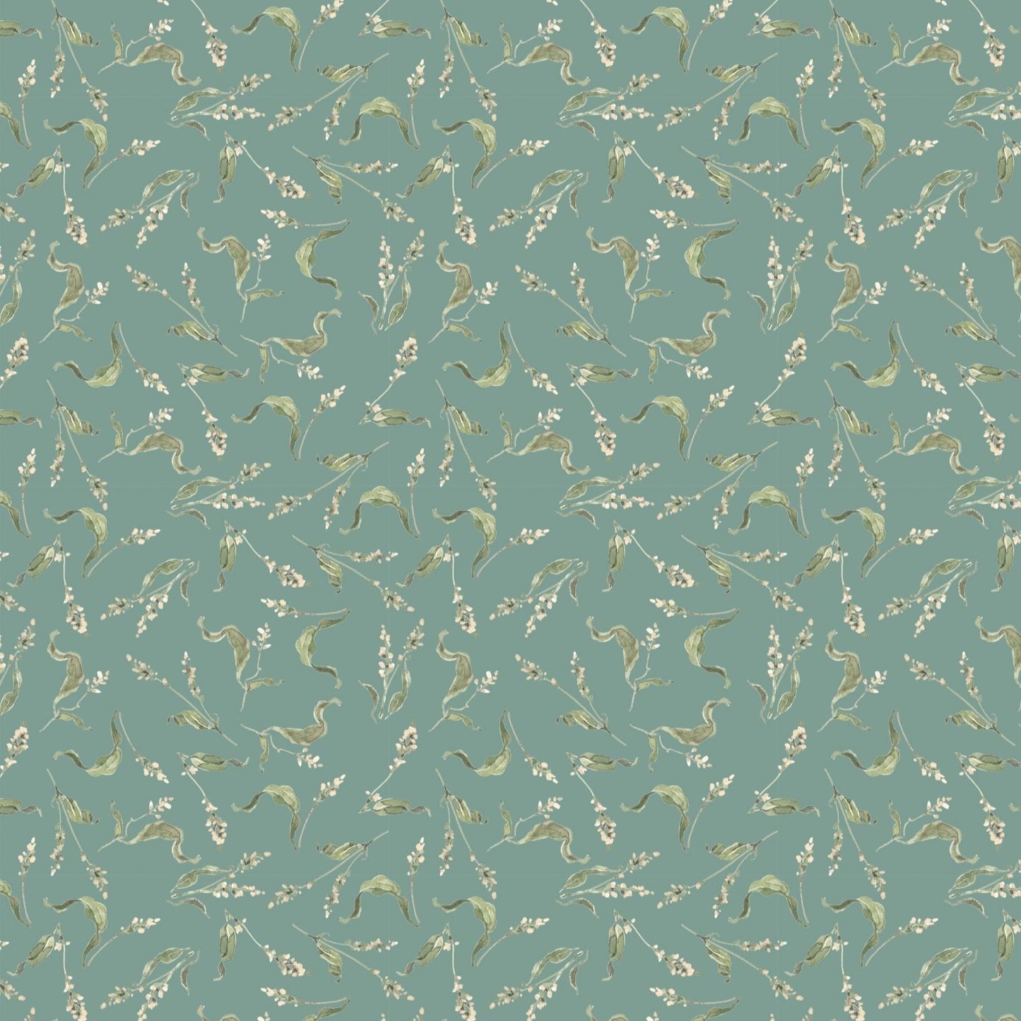 Season's Study by Lisa Audit for Wilmington Prints ~ Teal