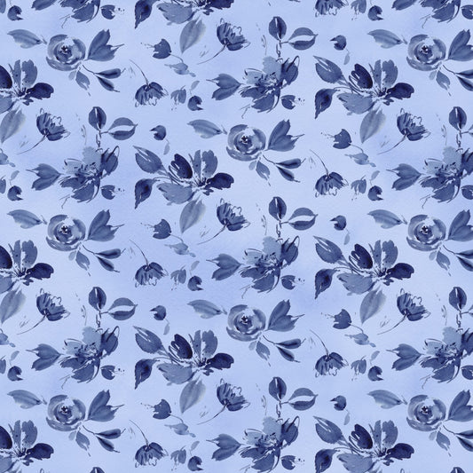 Dreaming in Blue by Deane Beesley for Wilmington Prints ~ Blue