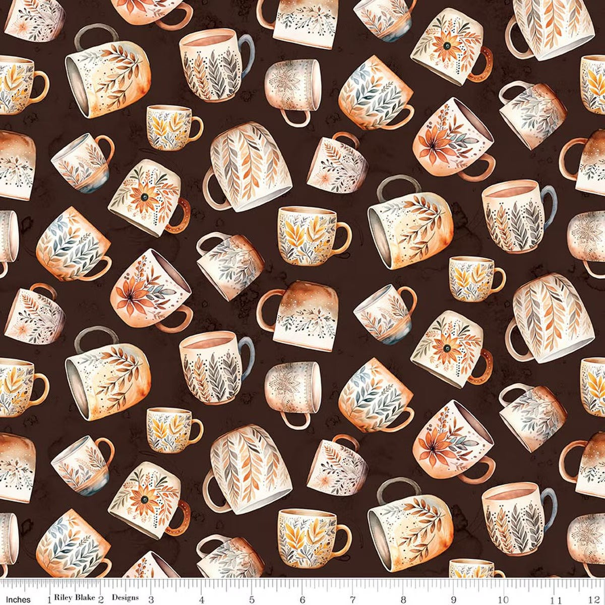 Coffee Time by Riley Blake Designs ~ Brown
