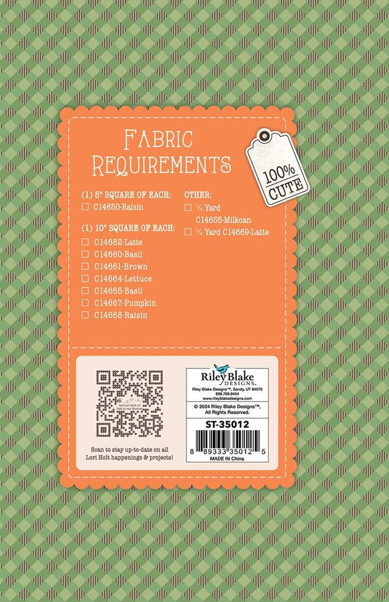 Sew a Pumpkin With Me ~ Oct 1st, 2026