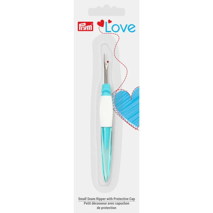 Small Seam Ripper with Protective Cap by Prym ~ Blue