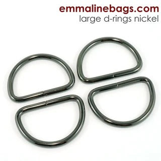 Assorted D-rings by Emmaline Bags