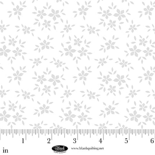 Morning Mist IX by Satin Moon Designs for Blank Quilting ~ White