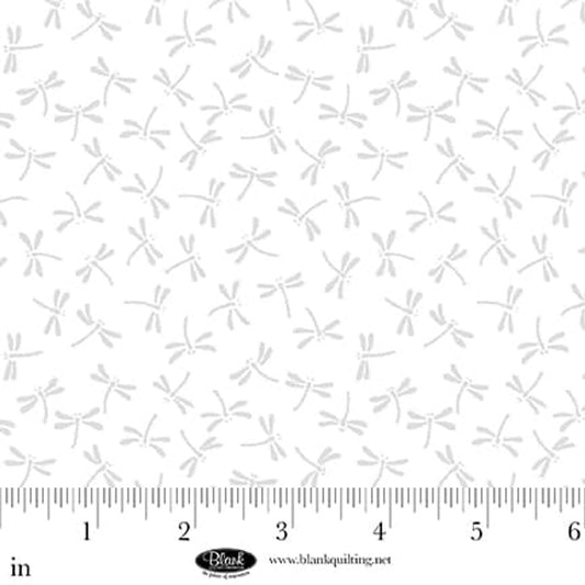Morning Mist IX by Satin Moon Designs for Blank Quilting ~ White