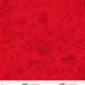 Christmas at Pooh Corner by W.A. Dodge ~ Red (9107-88) ~ (1/4 meter)