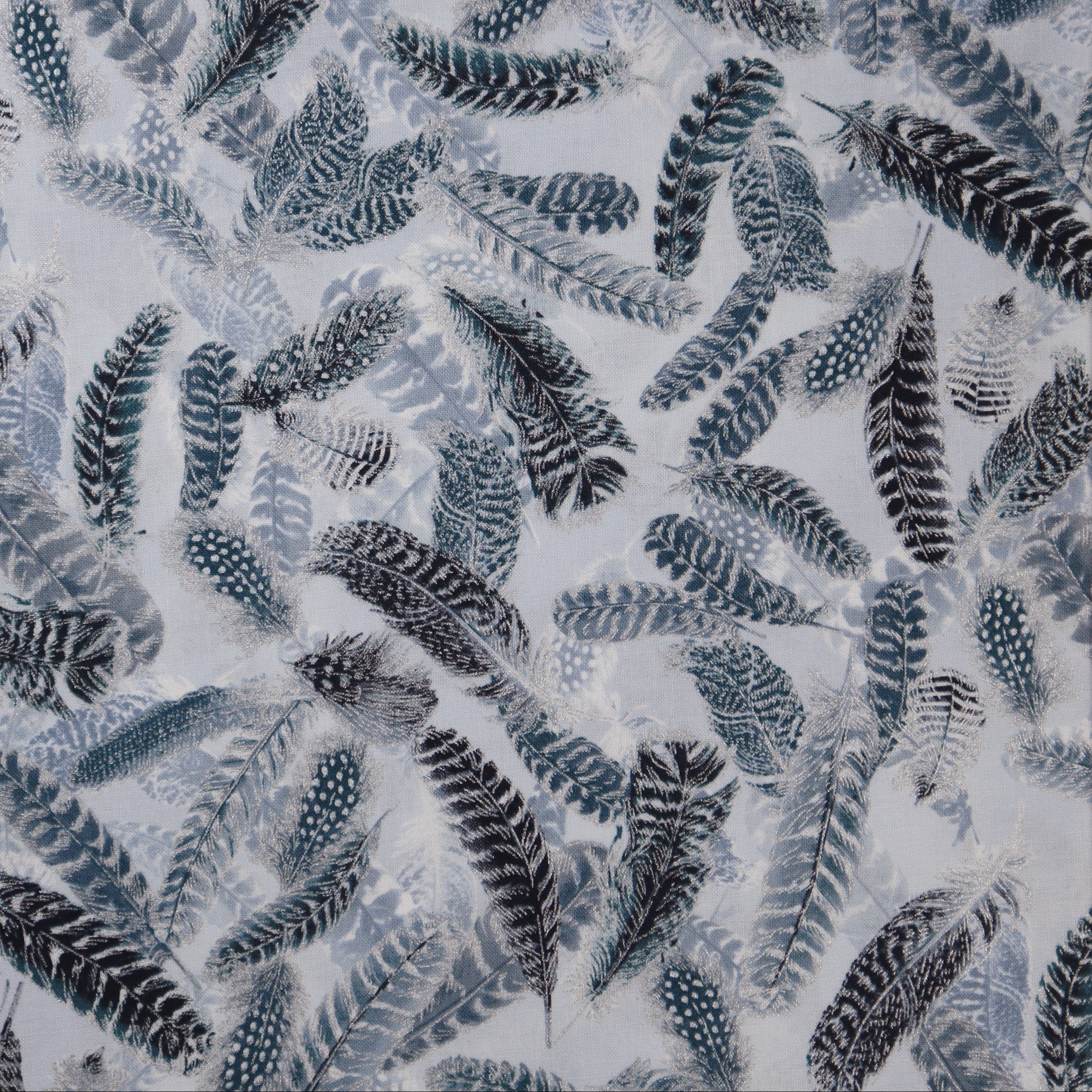 Gilded Feathers Greta Lynn ~ Dove Grey (1/4 Meter)