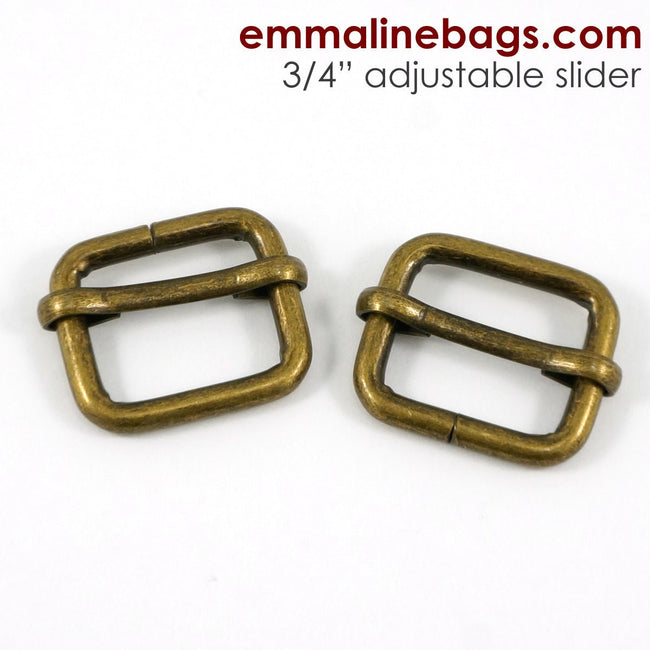 Adjustable Sliders  by Emmaline Bags (2 pack)