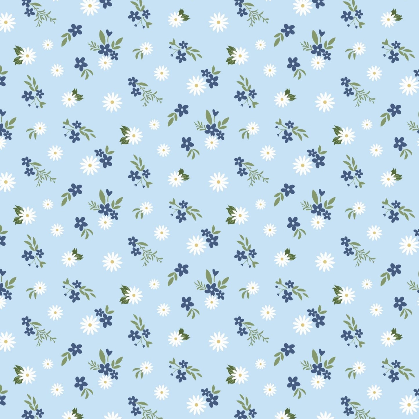 Summertime Daydream by Jennifer Ellory for Wilmington Prints ~ Blue