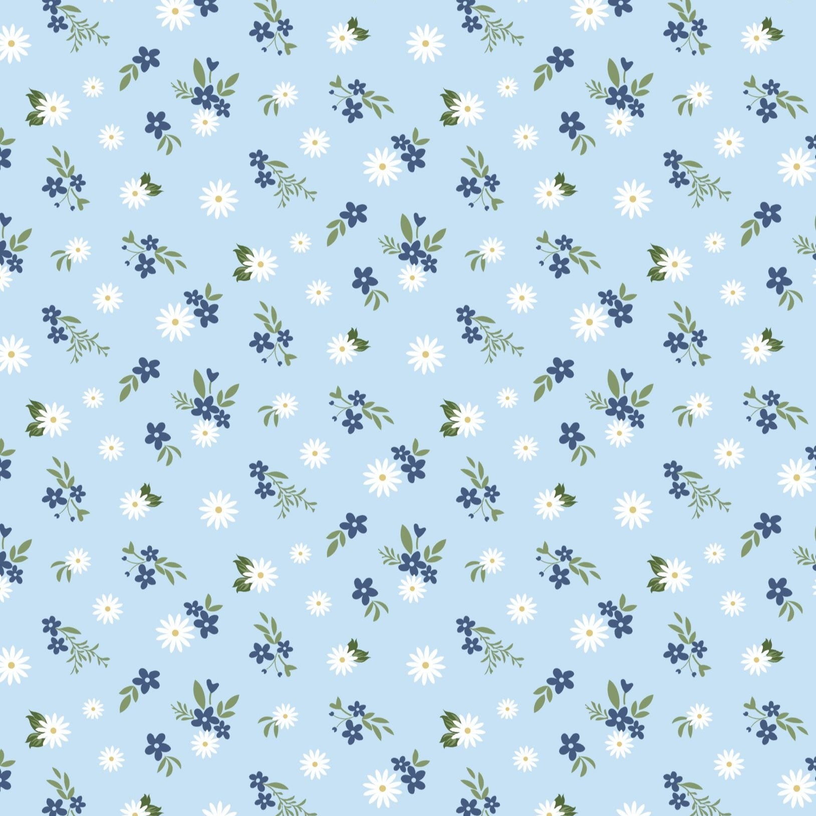 Summertime Daydream by Jennifer Ellory for Wilmington Prints ~ Blue