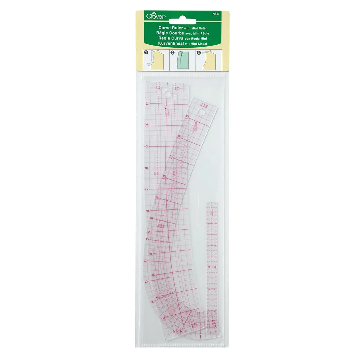 Curve Ruler with Mini Ruler by Clover