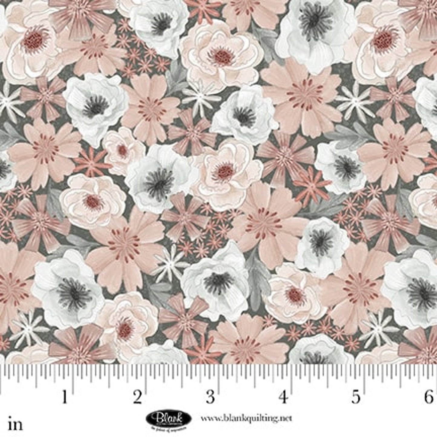 Petals & Pewter by Danielle Hartgers for Blank ~ Dusty Rose