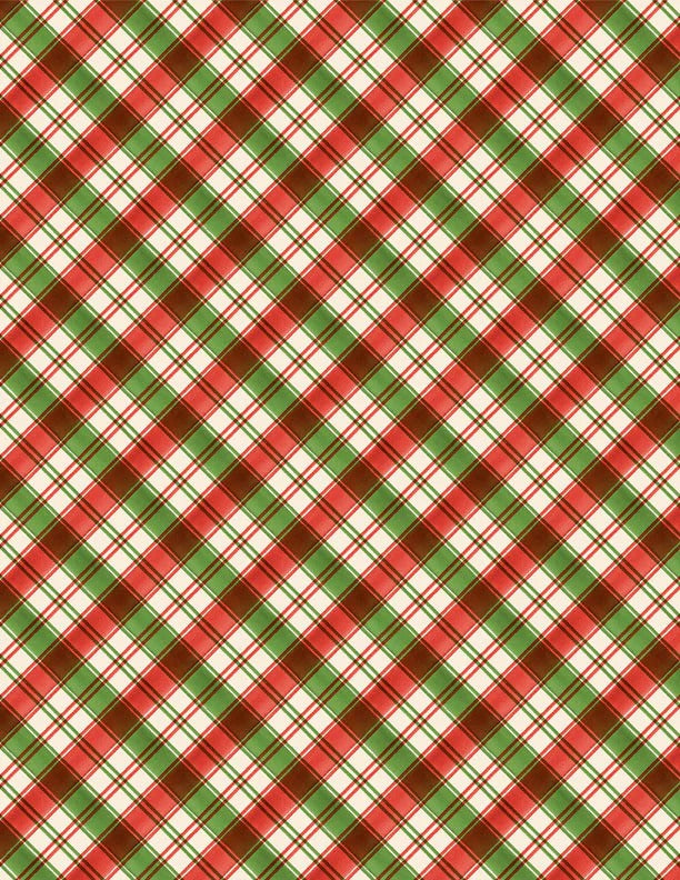 Cardinal Celebrations by Katrina Pete for Wilmington Prints ~ Plaid