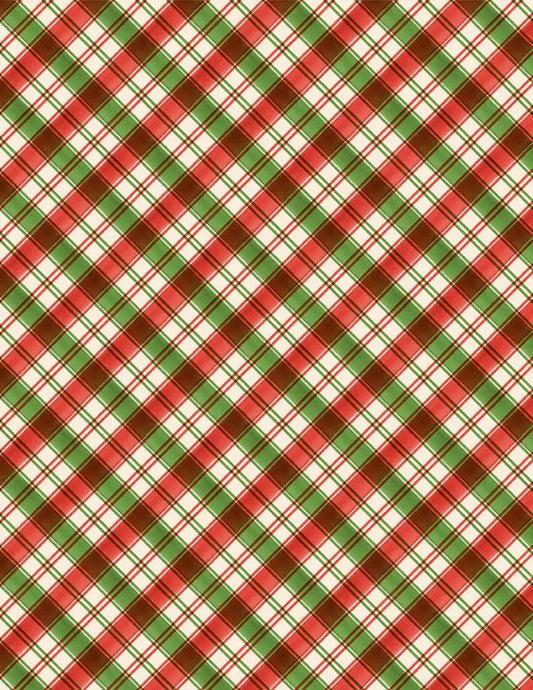 Cardinal Celebrations by Katrina Pete for Wilmington Prints ~ Plaid
