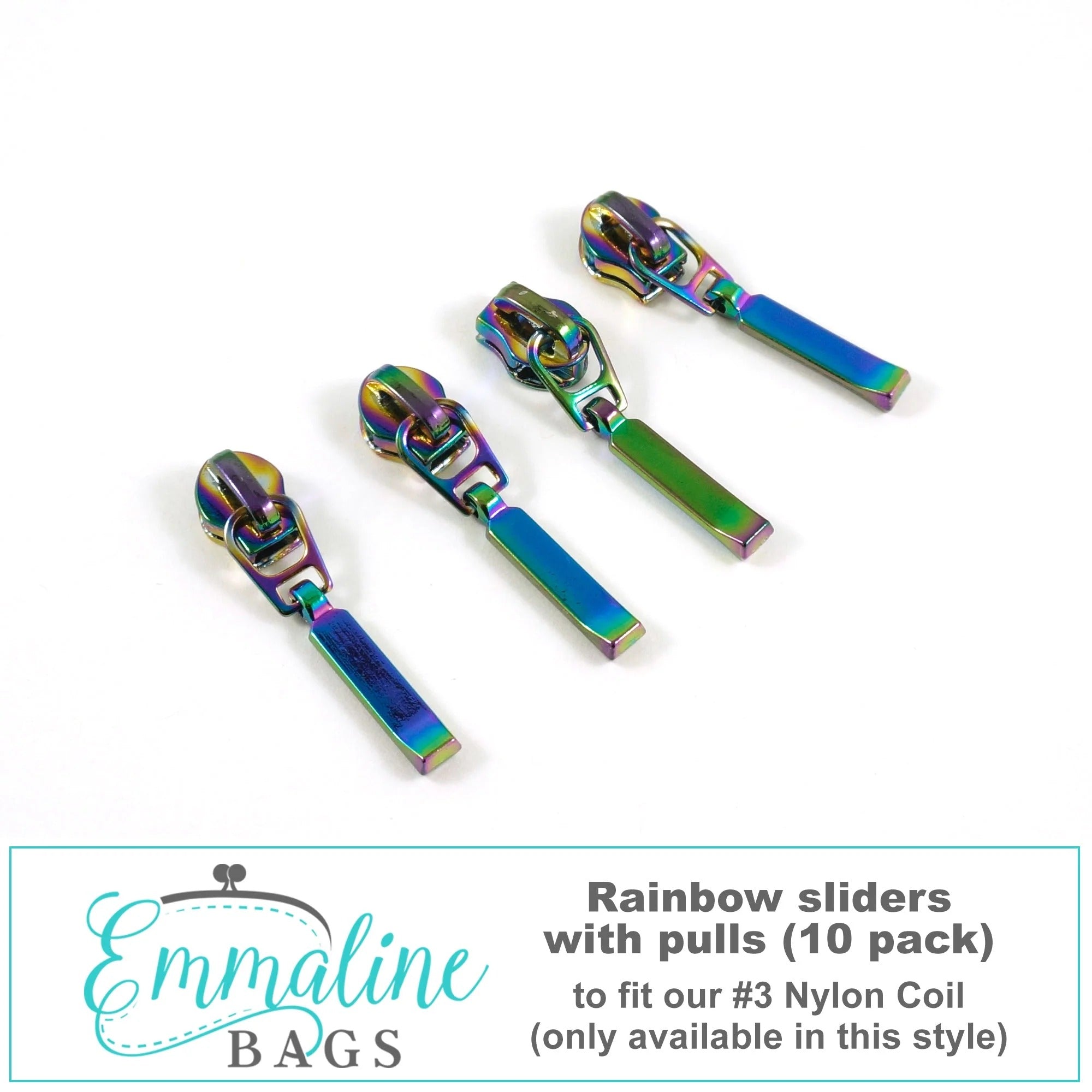 Rectangle Drop Zipper Pulls #3