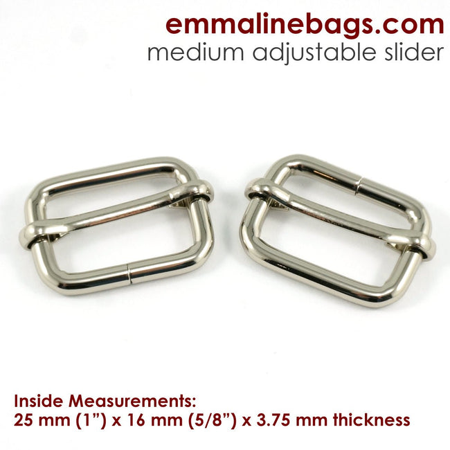 Adjustable Sliders  by Emmaline Bags (2 pack)
