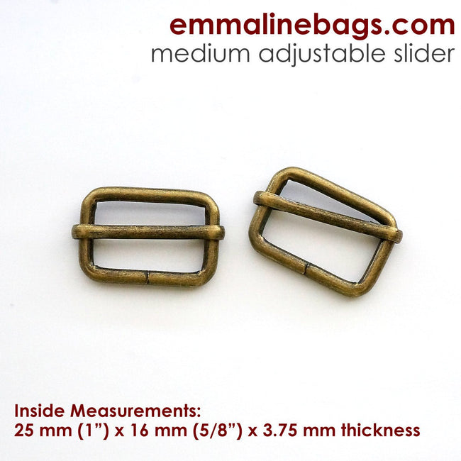 Adjustable Sliders  by Emmaline Bags (2 pack)