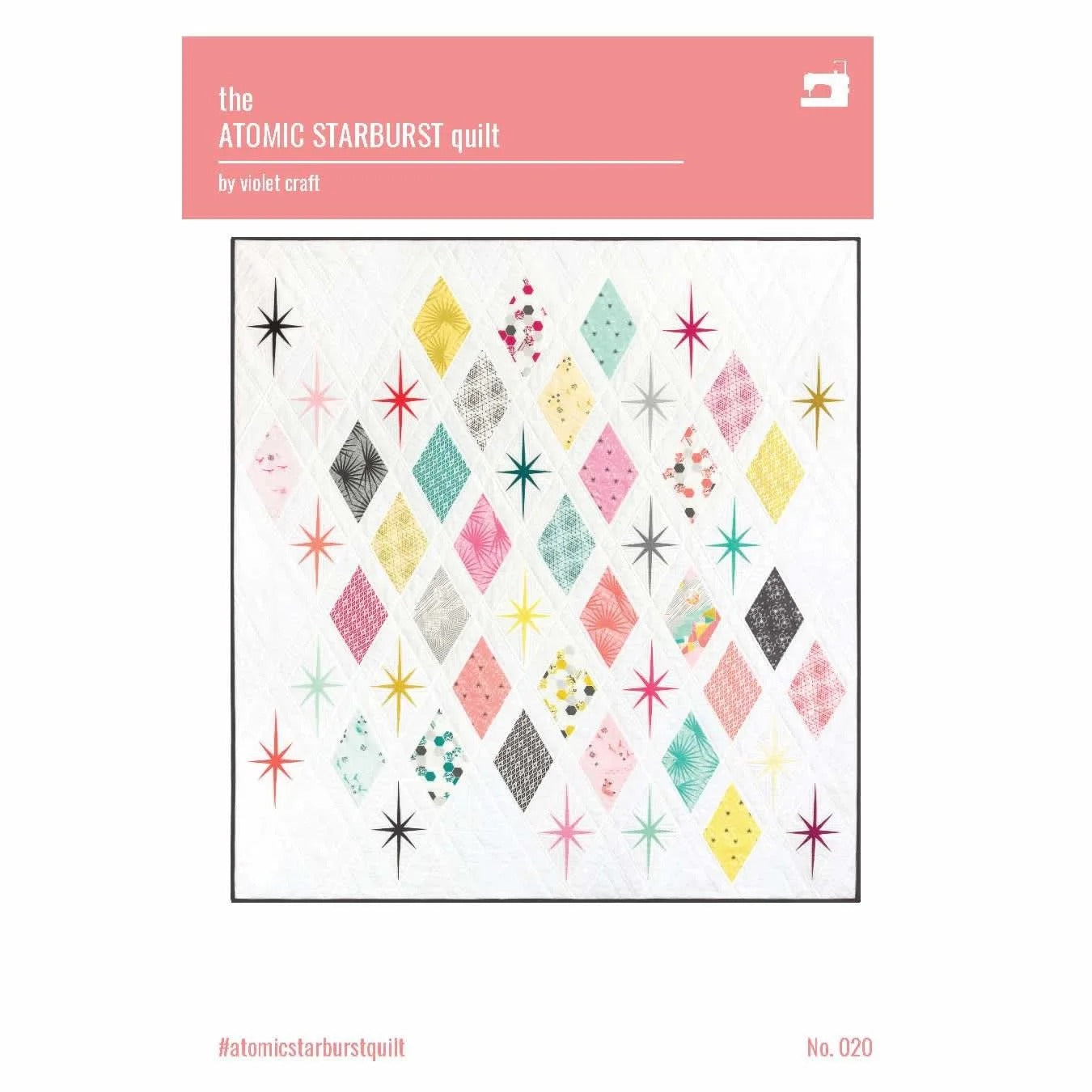 Atomic Starburst Quilt by Violet Craft