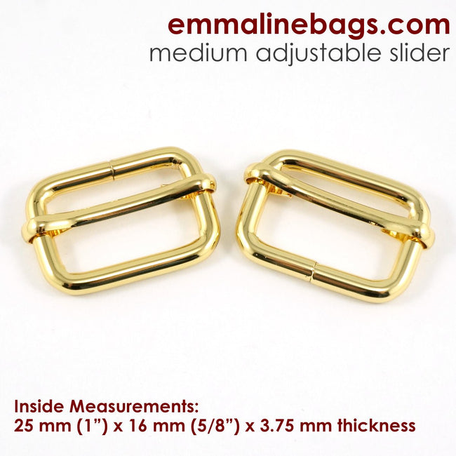 Adjustable Sliders  by Emmaline Bags (2 pack)