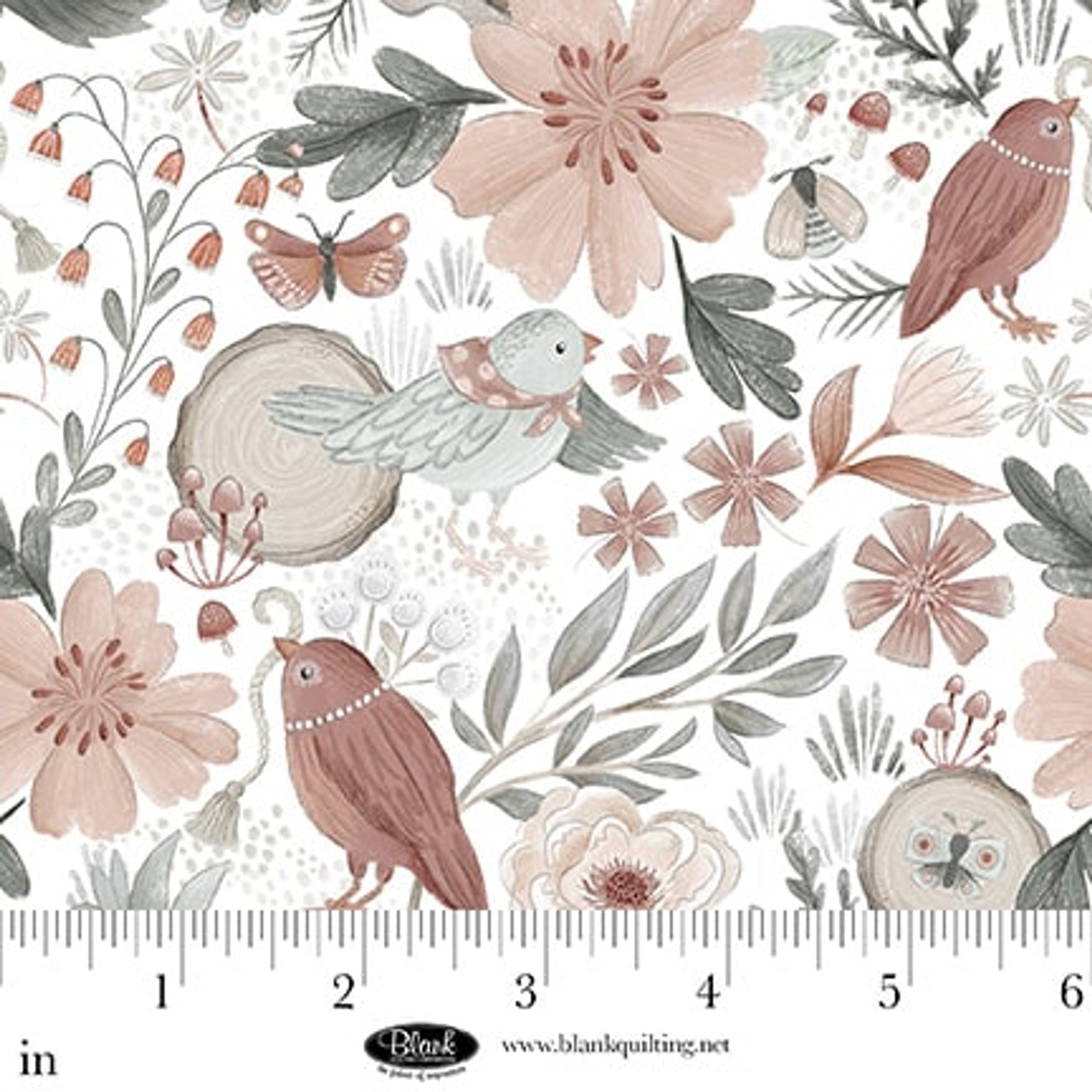 Petals & Pewter by Danielle Hartgers for Blank ~ White