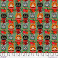 Christmas Pets by Mia Charro ~ Christmas Cats Sage ~ (1/4 meter)