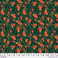 Christmas Pets by Mia Charro ~ Christmas Poinsettias Spruce ~ (1/4 meter)